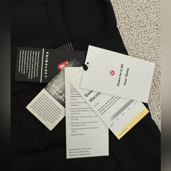 NWT Lululemon Down For it All Vest (shine) - Picture 7 of 8